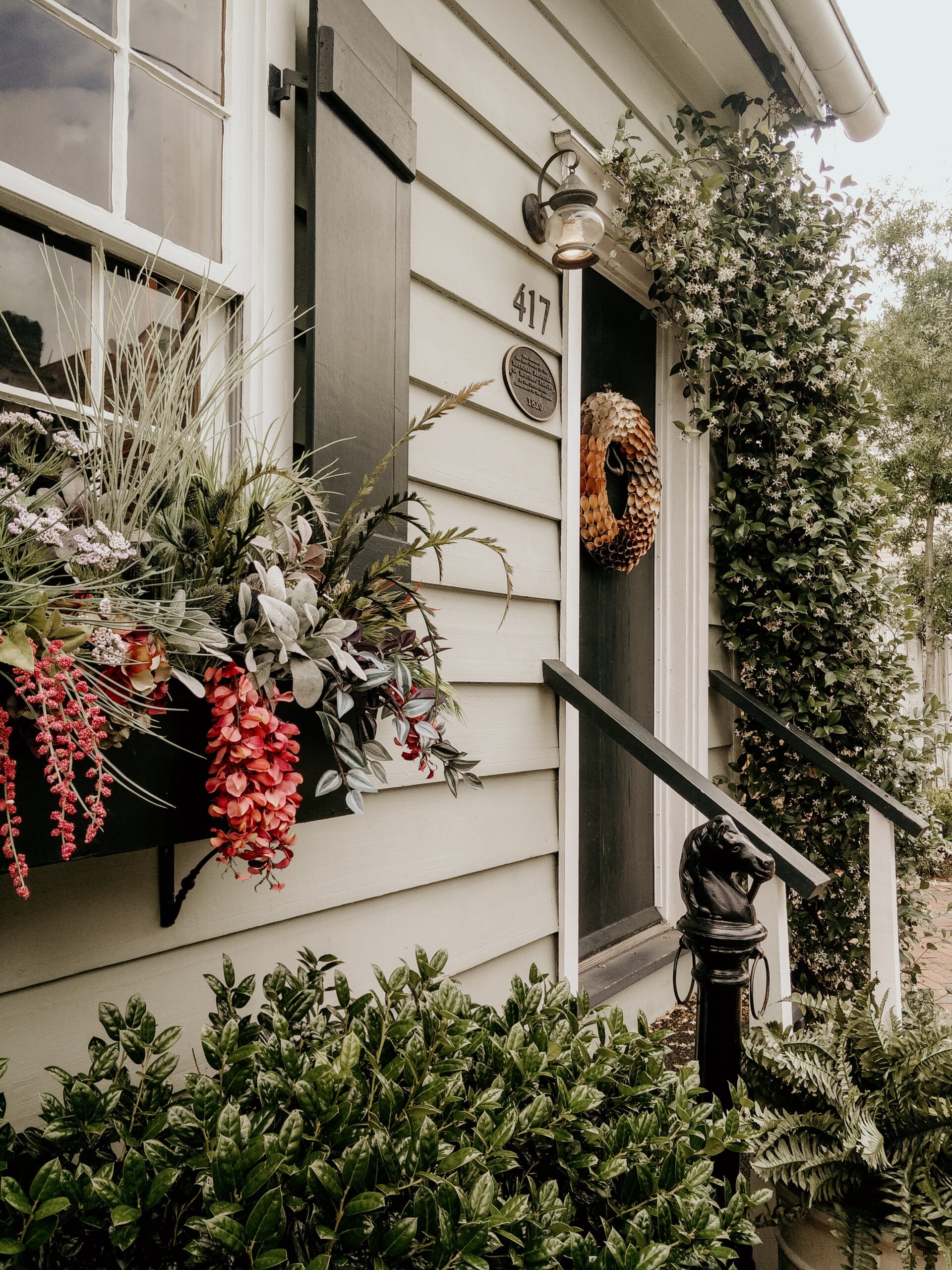Front door of home